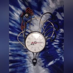 Vintage Spartus Rooster Wall Clock Parts Only Made USA